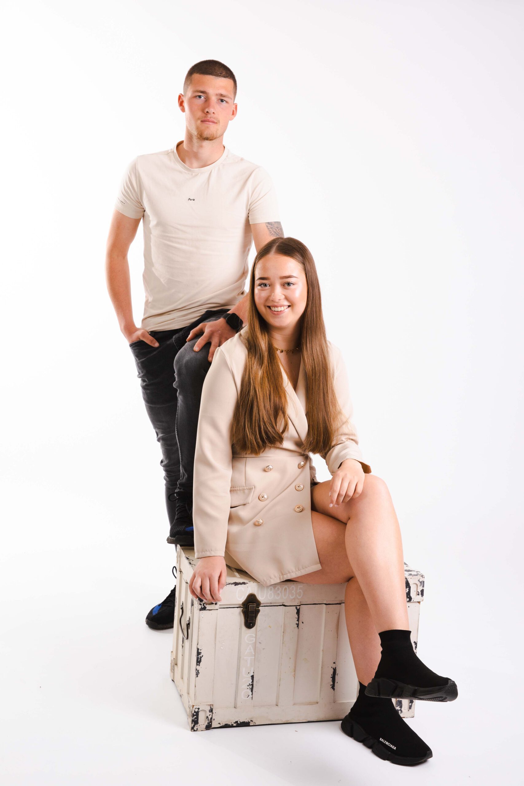 003-portretfotoshoot-fotostudio portretshoot van stel in studio