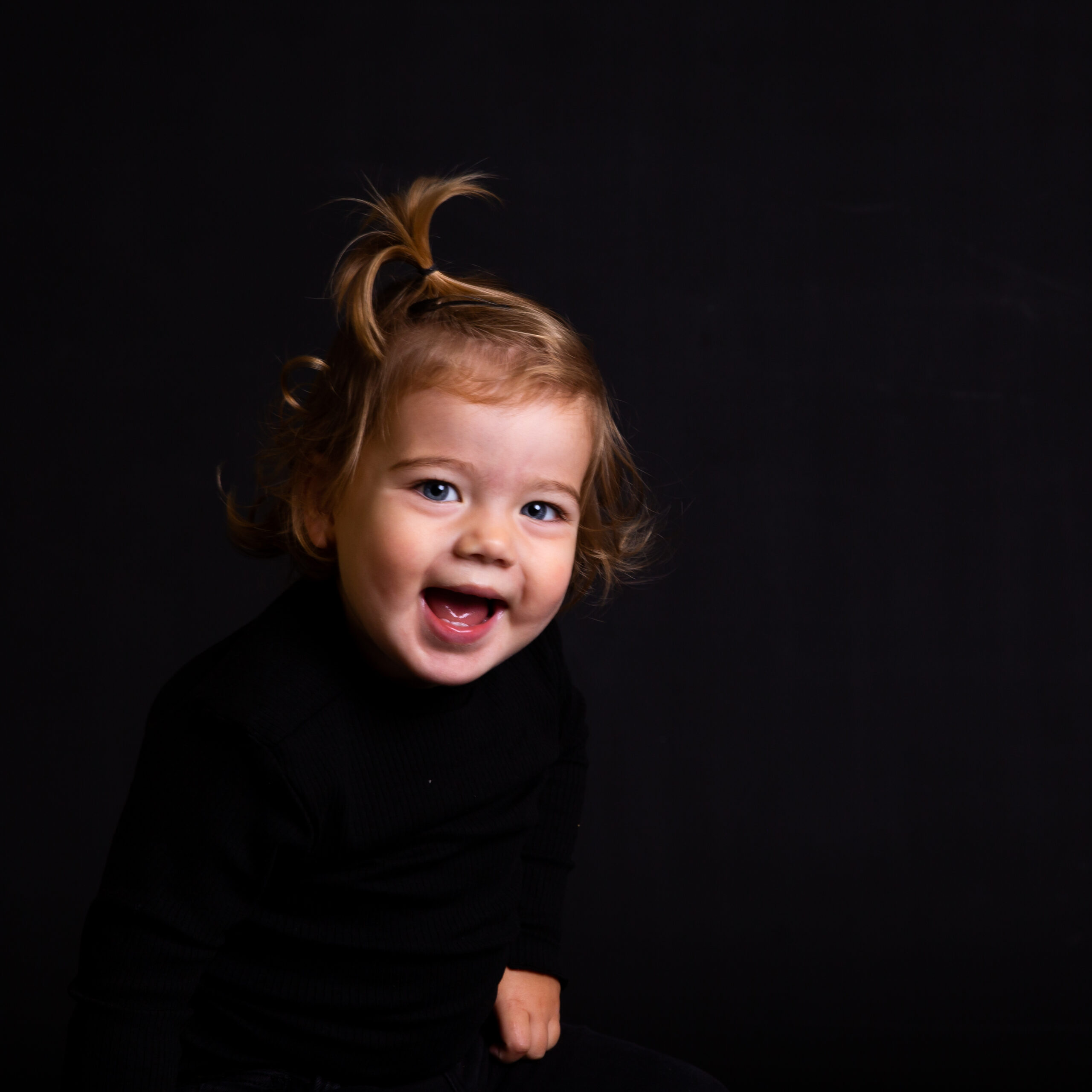 portretshoot van stel in studio